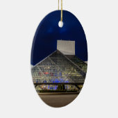 薄暗がりのロックンロール栄誉の殿堂 セラミックオーナメント (右)