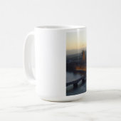 薄暗がりのロンドン コーヒーマグカップ (正面左)
