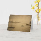 薄暗がりの平和 カード (黄色い花)