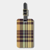 薄暗がりの格子縞 ラゲッジタグ (正面縦)