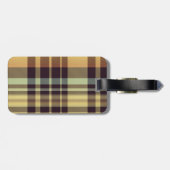 薄暗がりの格子縞 ラゲッジタグ (裏面横)