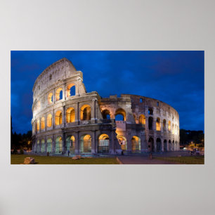 薄暗がりのColosseum ポスター