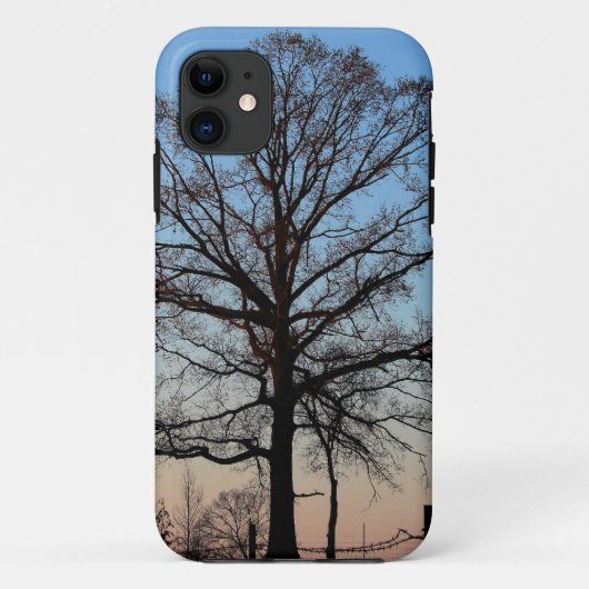 薄暗がりのiPhone 5の木 Case-Mate iPhoneケース (裏面)