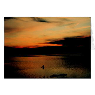 薄暗がりのKinneyの海岸