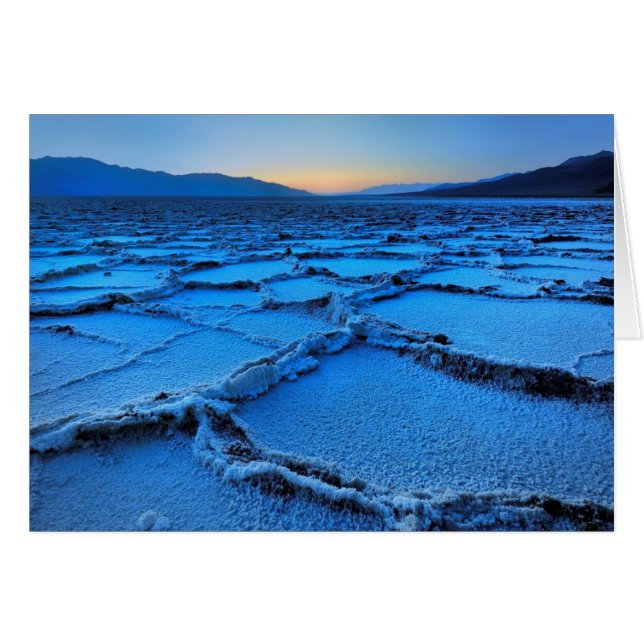 薄暗がり、デスヴァレー、カリフォルニア (正面横)