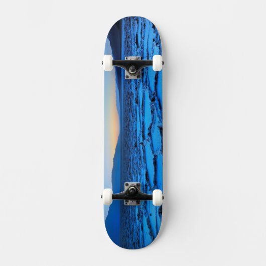 薄暗がり、デスヴァレー、カリフォルニア スケートボード (正面)