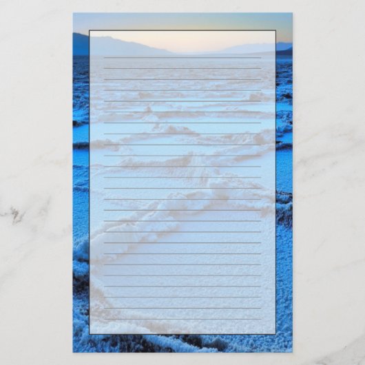 薄暗がり、デスヴァレー、カリフォルニア 便箋 (正面)