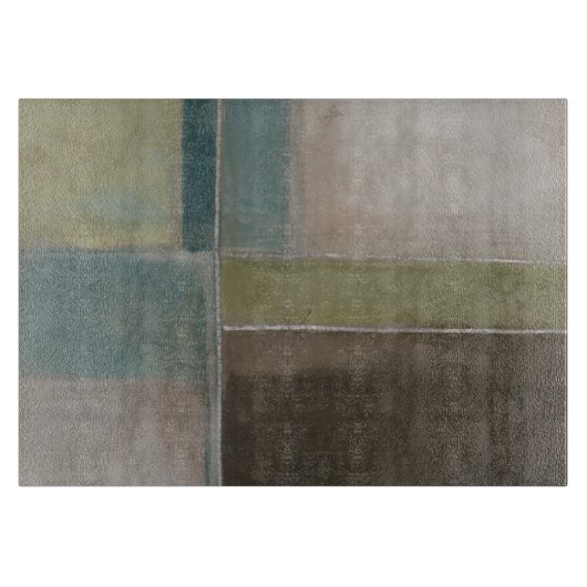 薄暗がりIIの青 カッティングボード (正面)