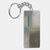 薄暗がりIIの青 キーホルダー (正面左)