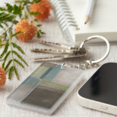 薄暗がりIIの青 キーホルダー (正面右)