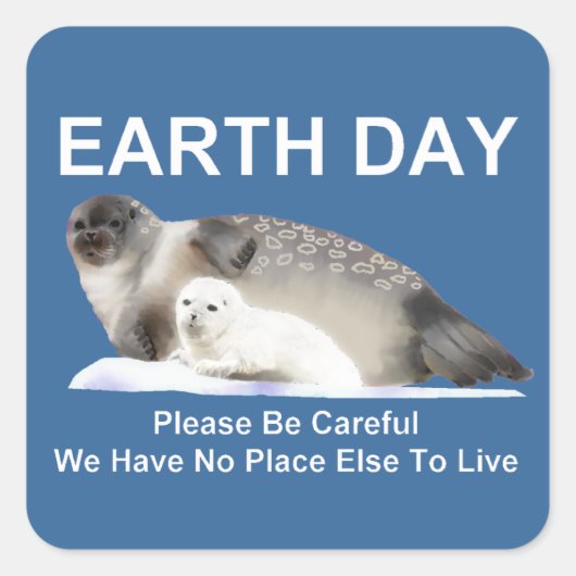 薄氷の上で スクエアシール (正面)