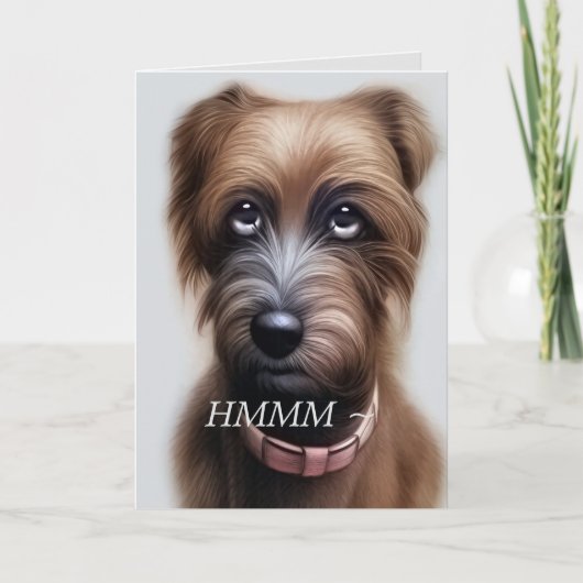 薄汚い帯状誕生日カード サンキューカード (正面)