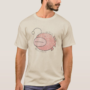 薄片状のチームチョウチンアンコウ Tシャツ