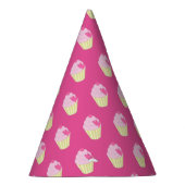 薄紅色 パーティーハット (右)