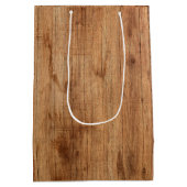 薄素朴い木目 ミディアムペーパーバッグ (裏面)