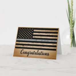 薄素朴灰色ライン矯正官 カード