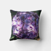 薄紫あじさい花 クッション (裏面)