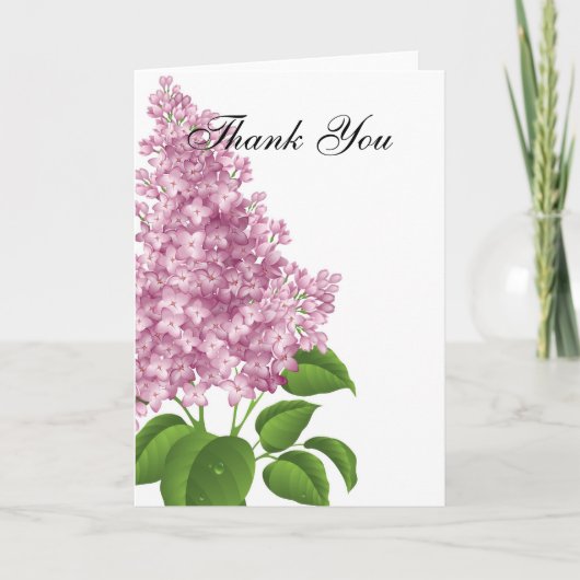 薄紫ありがとう サンキューカード (正面)