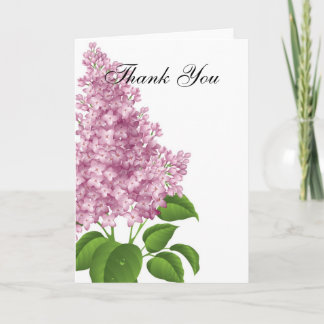 薄紫ありがとう サンキューカード