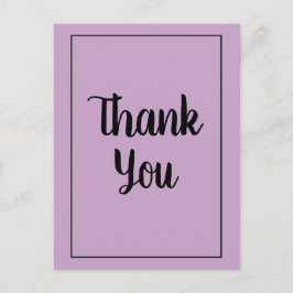 薄紫ありがとう ポストカード