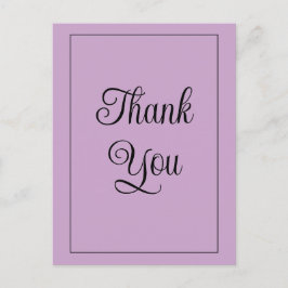 薄紫ありがとう ポストカード