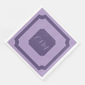 薄紫およびラベンダースクリプトイニシャル結婚ズ (コーナー)