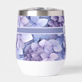 薄紫かわいらしブルーアジサイ・モノグラム