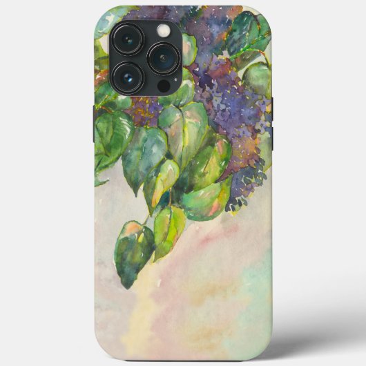 薄紫が咲く Case-Mate iPhoneケース (裏面)