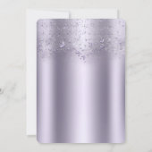 薄紫きらめくフラッタバタフライキンセニェラ 招待状 (裏面)