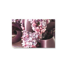 薄紫とリボンカール