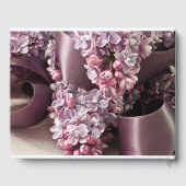 薄紫とリボンカール ゲストブック (裏面)