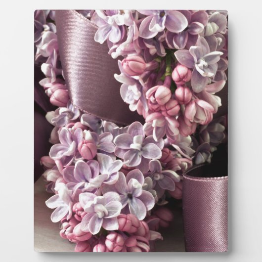 薄紫とリボンカール フォトプラーク (正面)