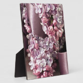 薄紫とリボンカール フォトプラーク (側面)