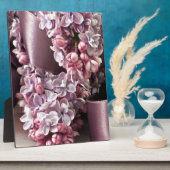 薄紫とリボンカール フォトプラーク (側面)