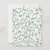 薄紫と桃バラアーチブライダルシャワー 招待状 (裏面)