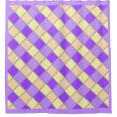 薄紫と桃 シャワーカーテン (正面)