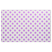 薄紫と白水玉模様 ファブリック (ファットクウォーター)