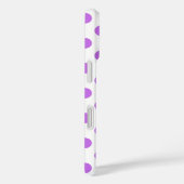 薄紫と白水玉模様 Case-Mate iPhoneケース (裏面 / 右)