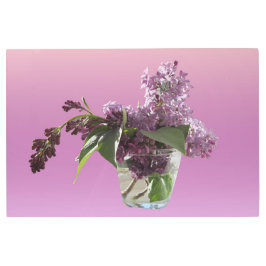 薄紫と自然光 メタルプリント