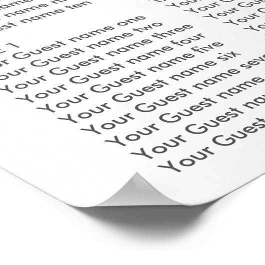 薄紫と銀のフローラバプテスマまたは《キリスト教》洗礼式や命名式 ポスター (角)