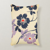 薄紫と青フローラ アクセントクッション (正面(垂直))