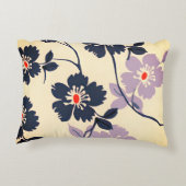 薄紫と青フローラ アクセントクッション (裏面)