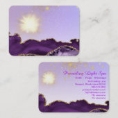 *~*薄紫のエネルギー球 名刺 (正面/裏面)