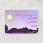*~*薄紫のエネルギー球 名刺 (裏面)