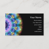 薄紫のステンドグラス窓 名刺 (裏面)