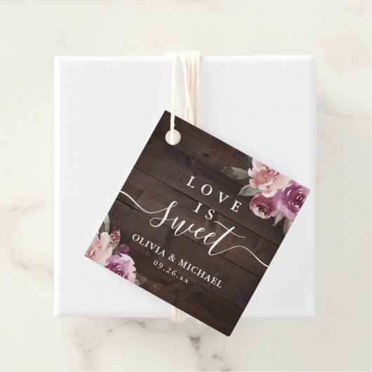 薄紫のフローラ素朴な木の愛は甘い フェイバータグ (インサイチュ)