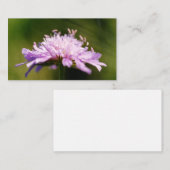 薄紫の不毛の花 ノートカード (正面/裏面)