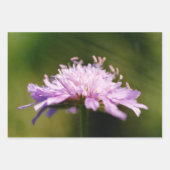 薄紫の不毛の花 ラッピングペーパーシート (正面3)