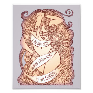 薄紫の中のプリント フォトプリント           