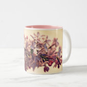 薄紫の写真のコーヒー・マグ ツートーンマグカップ (正面右)